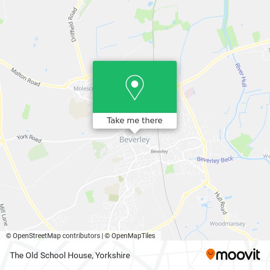 The Old School House map