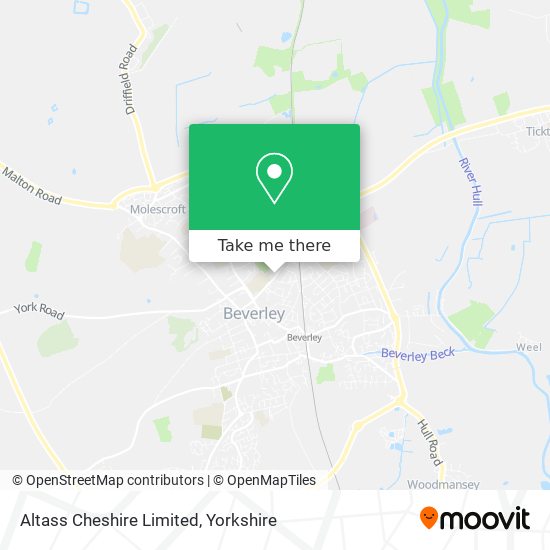 Altass Cheshire Limited map