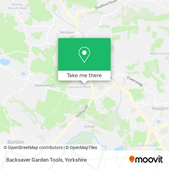 Backsaver Garden Tools map