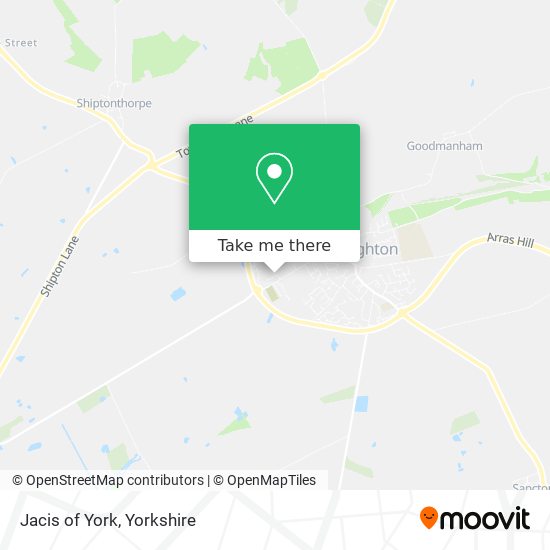 Jacis of York map