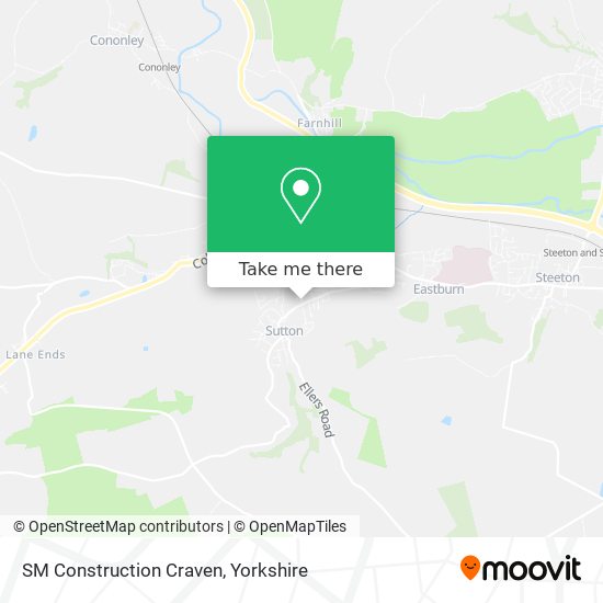 SM Construction Craven map