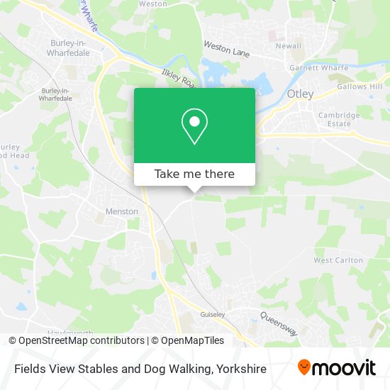 Fields View Stables and Dog Walking map