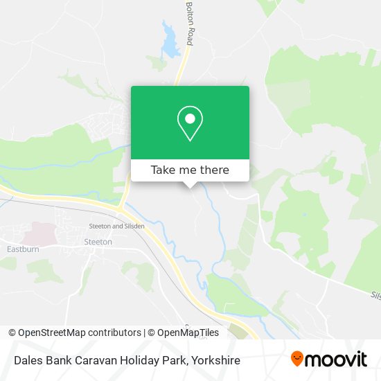 Dales Bank Caravan Holiday Park map