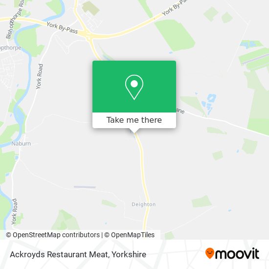 Ackroyds Restaurant Meat map