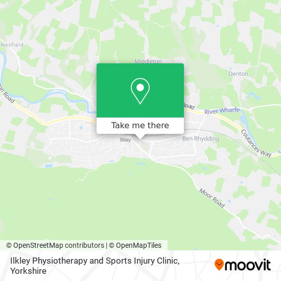 Ilkley Physiotherapy and Sports Injury Clinic map