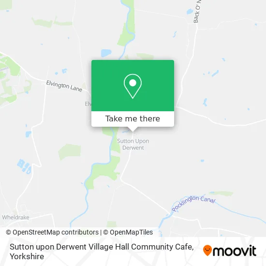 Sutton upon Derwent Village Hall Community Cafe map