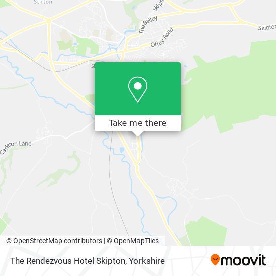 The Rendezvous Hotel Skipton map