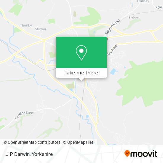 J P Darwin map