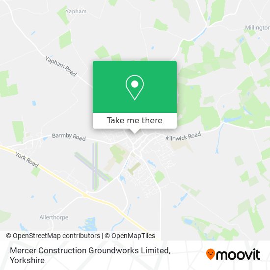 Mercer Construction Groundworks Limited map