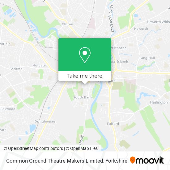 Common Ground Theatre Makers Limited map