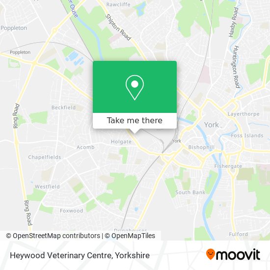 Heywood Veterinary Centre map