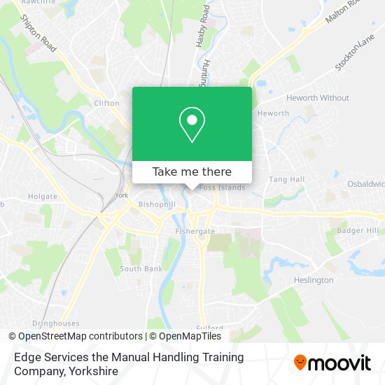 Edge Services the Manual Handling Training Company map