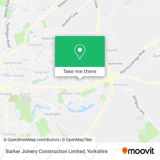 Barker Joinery Construction Limited map