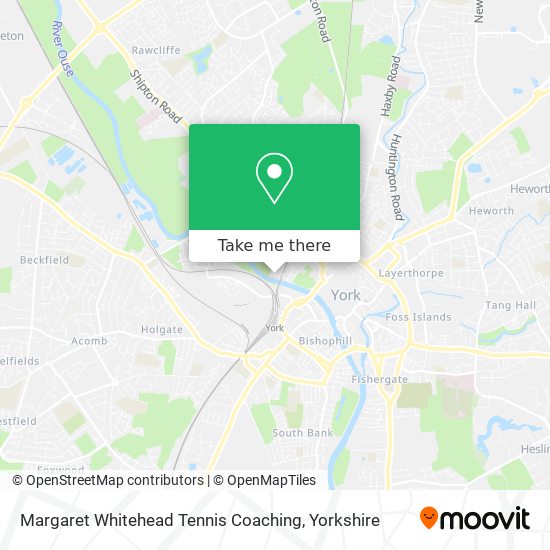 Margaret Whitehead Tennis Coaching map