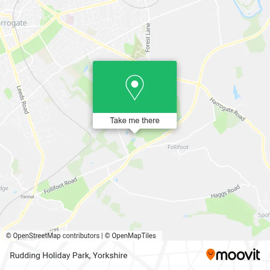 Rudding Holiday Park map