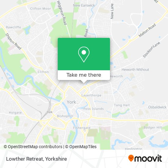 Lowther Retreat map