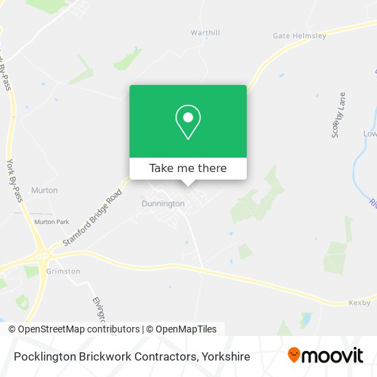 Pocklington Brickwork Contractors map