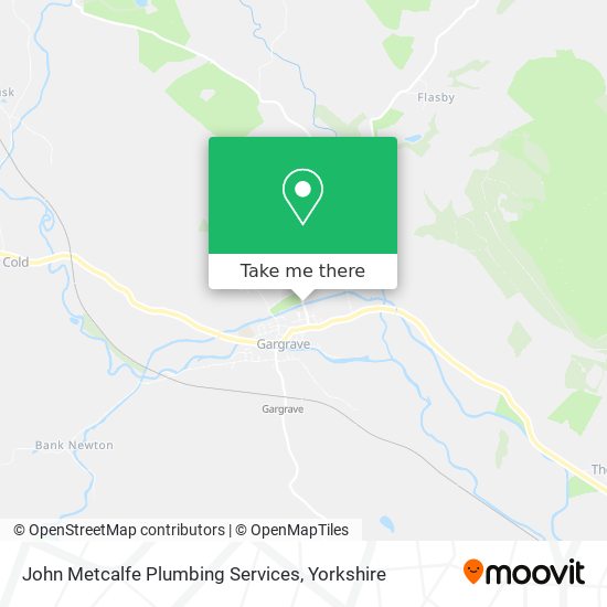 John Metcalfe Plumbing Services map