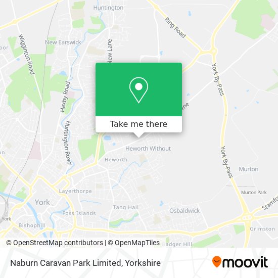 Naburn Caravan Park Limited map