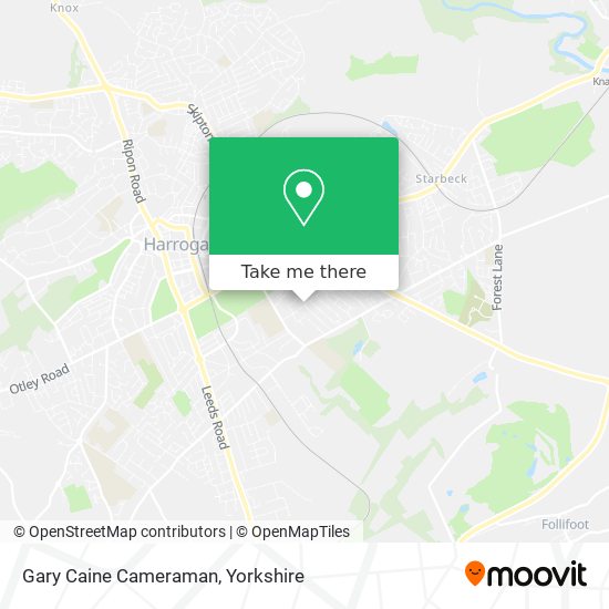Gary Caine Cameraman map