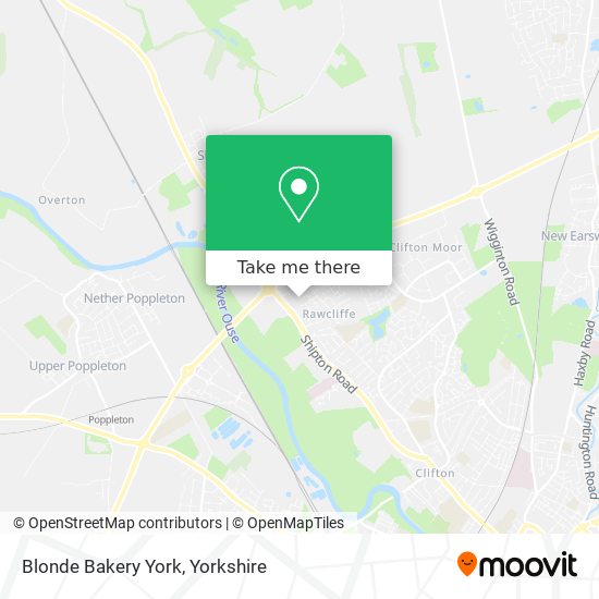 Blonde Bakery York map