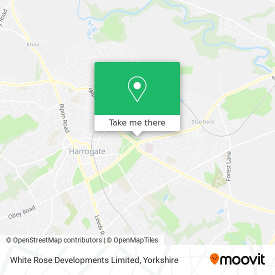 White Rose Developments Limited map