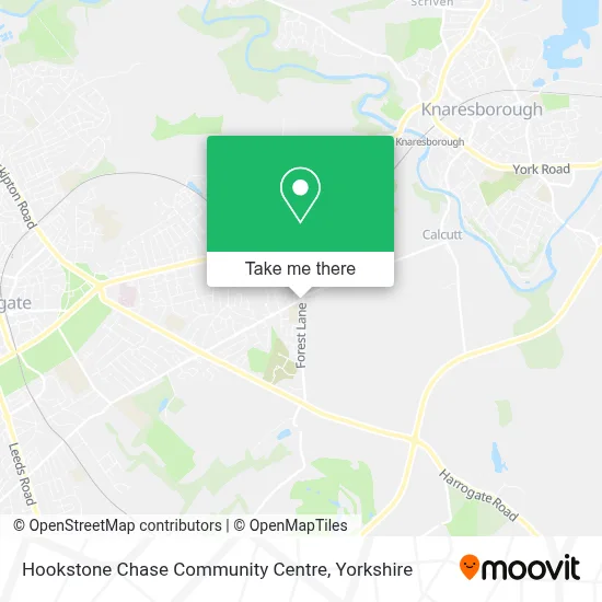 Hookstone Chase Community Centre map