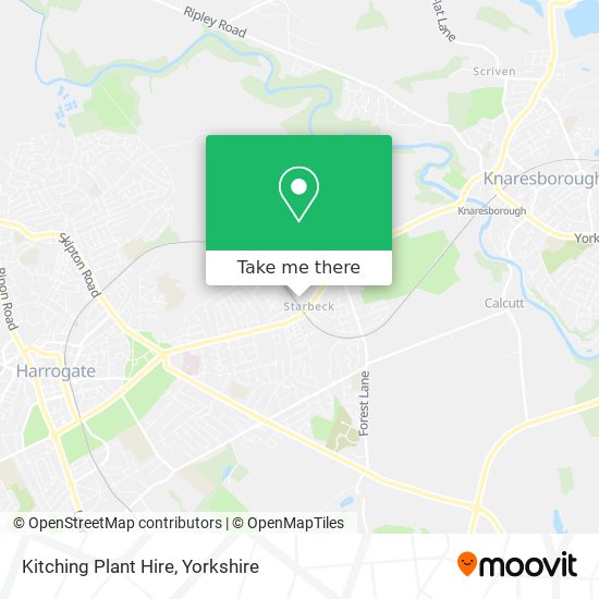 Kitching Plant Hire map