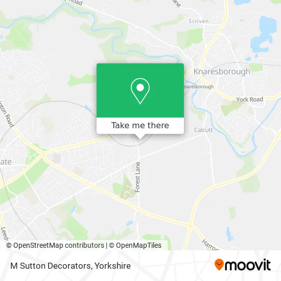 M Sutton Decorators map