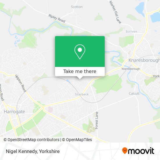 Nigel Kennedy map