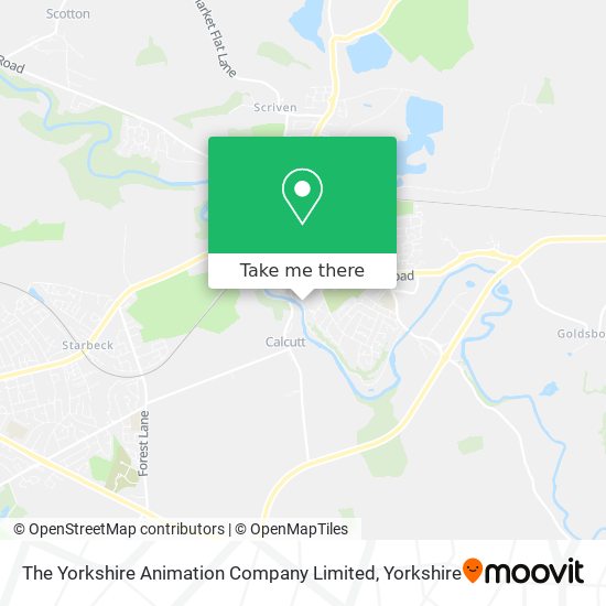 The Yorkshire Animation Company Limited map