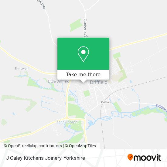 J Caley Kitchens Joinery map