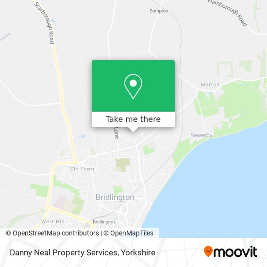 Danny Neal Property Services map