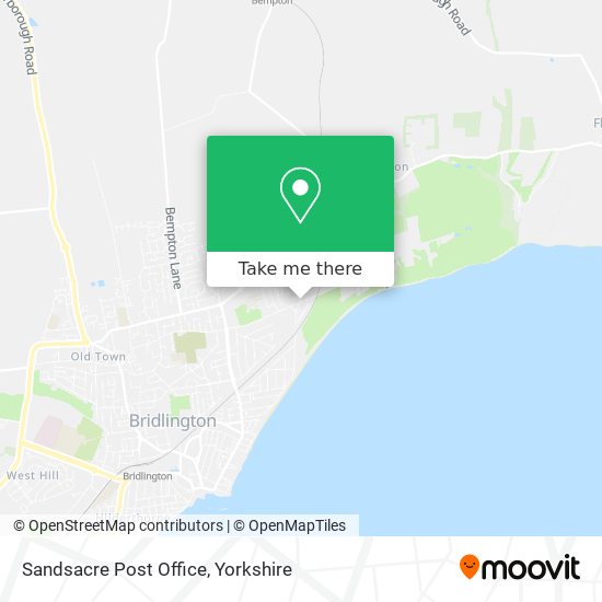 Sandsacre Post Office map