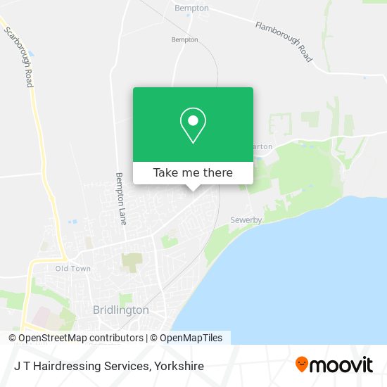 J T Hairdressing Services map