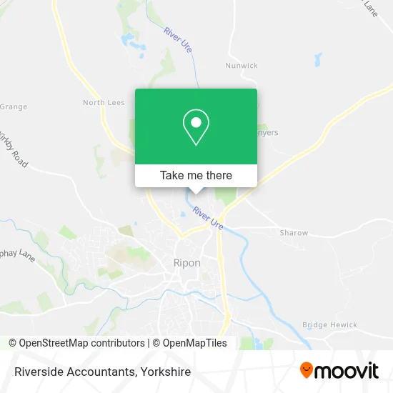Riverside Accountants map