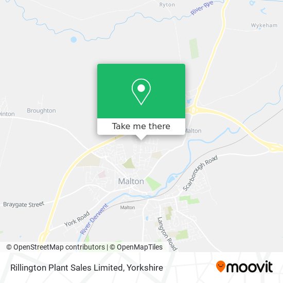 Rillington Plant Sales Limited map