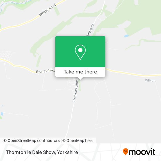 Thornton le Dale Show map