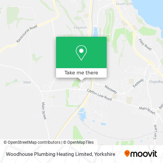 Woodhouse Plumbing Heating Limited map