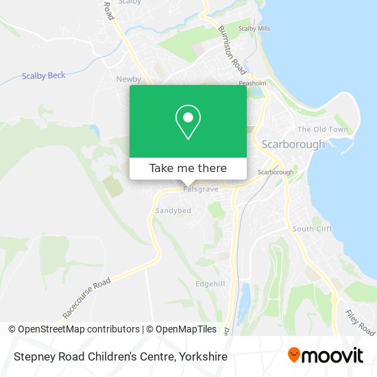 Stepney Road Children's Centre map