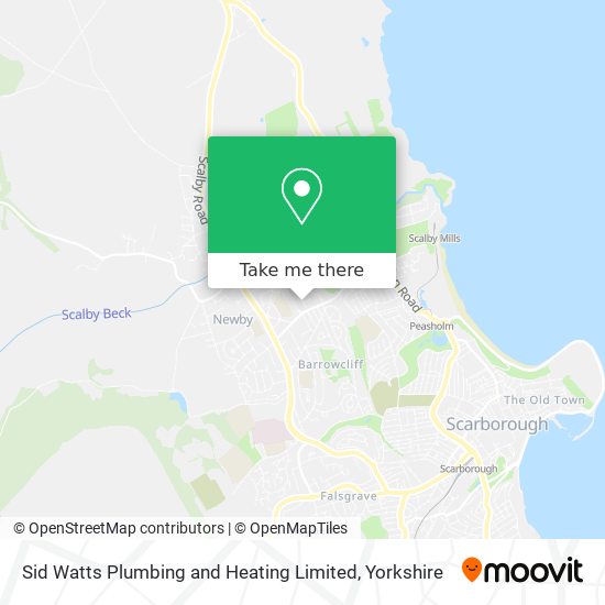 Sid Watts Plumbing and Heating Limited map