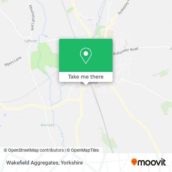 Wakefield Aggregates map