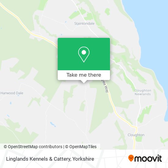 Linglands Kennels & Cattery map