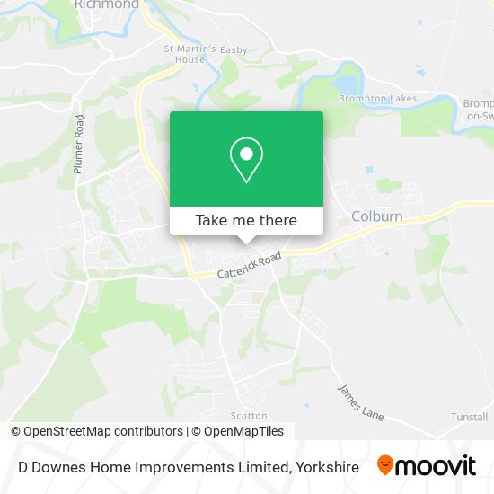 D Downes Home Improvements Limited map