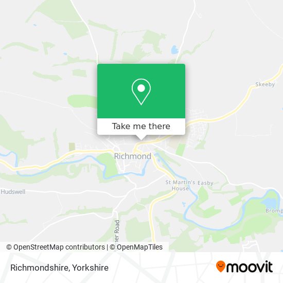 Richmondshire map