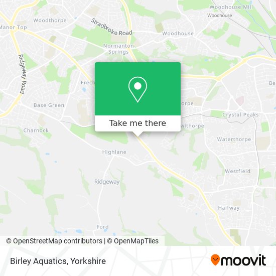 Birley Aquatics map