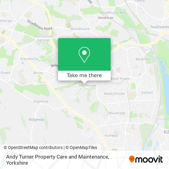 Andy Turner Property Care and Maintenance map