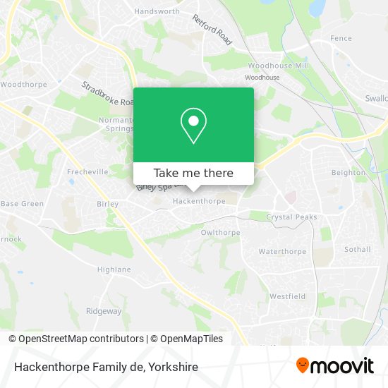 Hackenthorpe Family de map