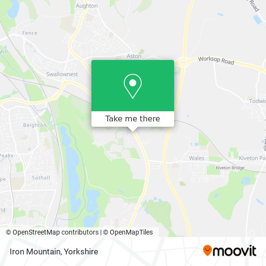 Iron Mountain map