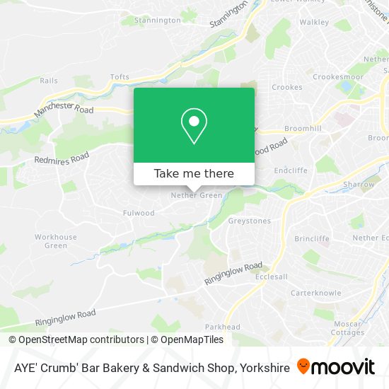 AYE' Crumb' Bar Bakery & Sandwich Shop map